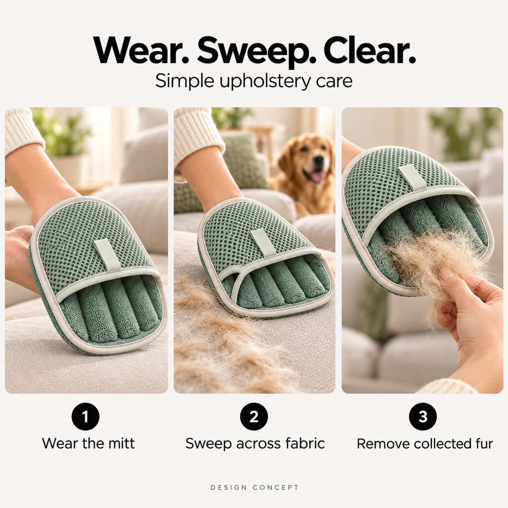 FurLift wear sweep clear workflow